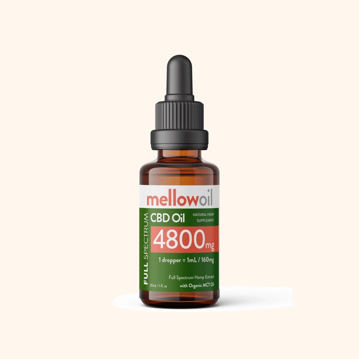 Mellow Full Spectrum CBD Oil 4800mg — Thanksgiving Sale, $72